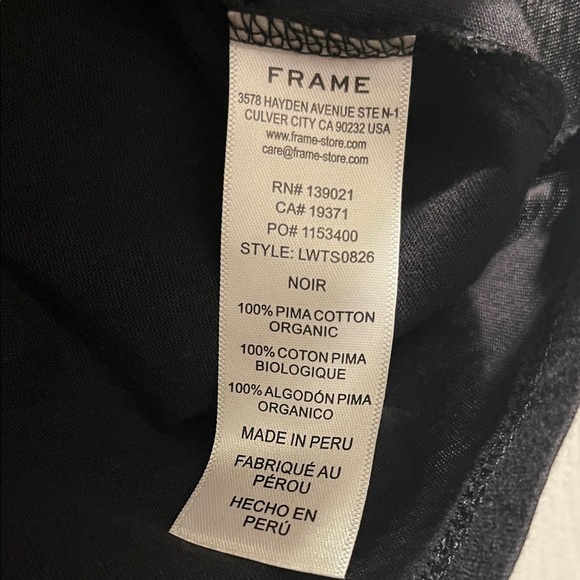 Frame Le Mid Rise tee - Picture 5 of 5